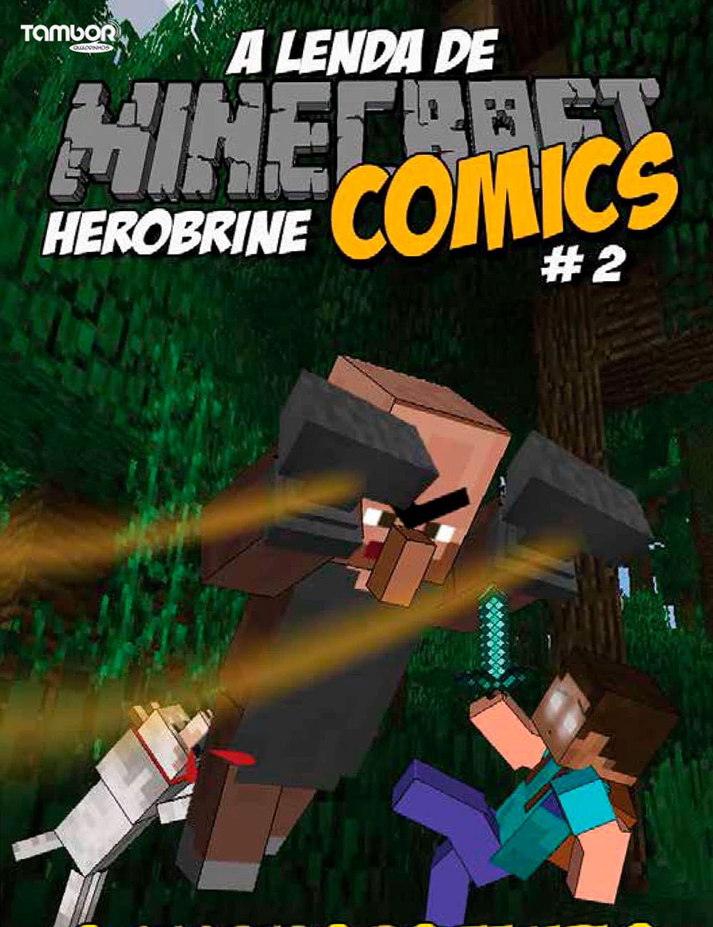 Minecraft Comics: A Lenda de Herobrine #2 cover