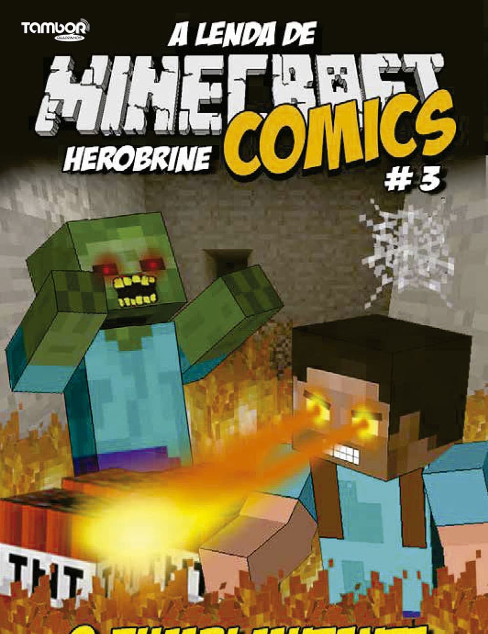 Minecraft Comics: A Lenda de Herobrine #3 cover