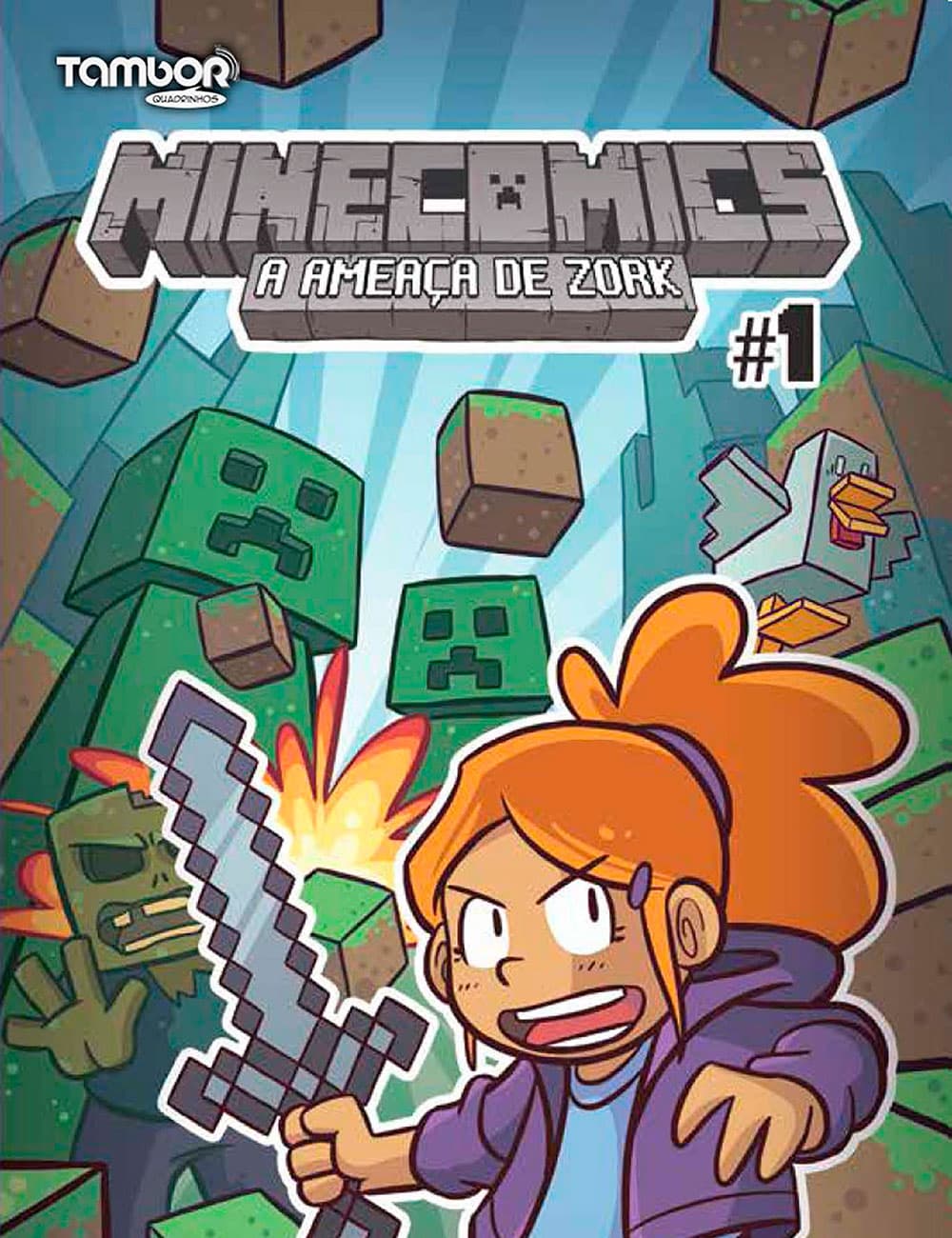 Minecomics: A Ameaça de Zork #1 cover