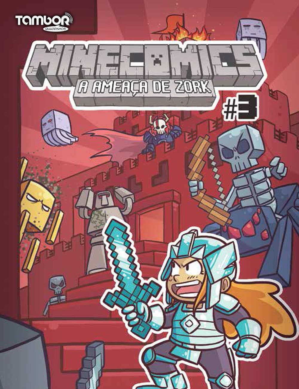 Minecomics: A Ameaça de Zork #3 cover
