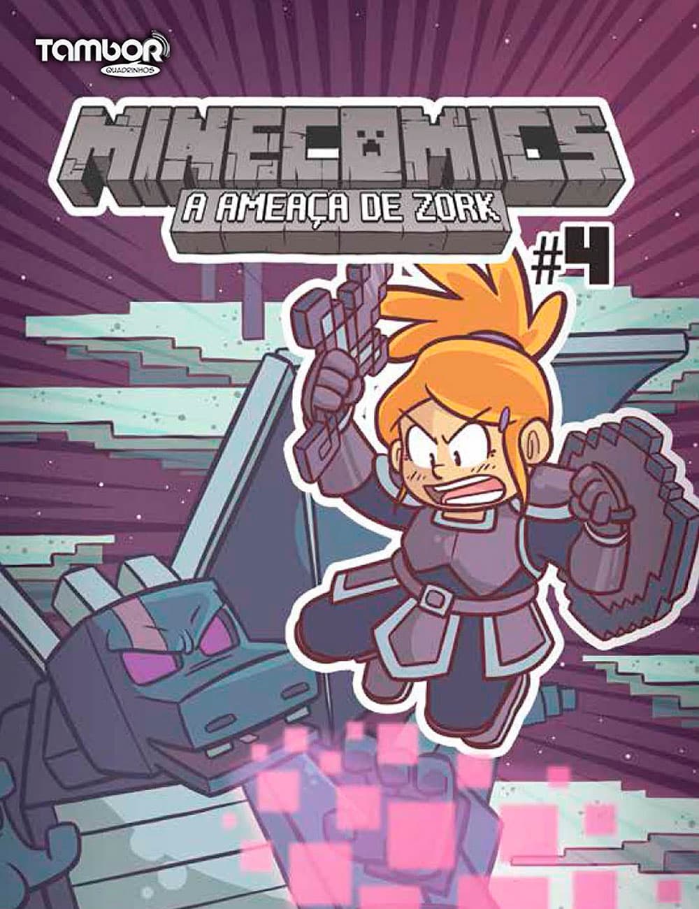 Minecomics: A Ameaça de Zork #4 cover